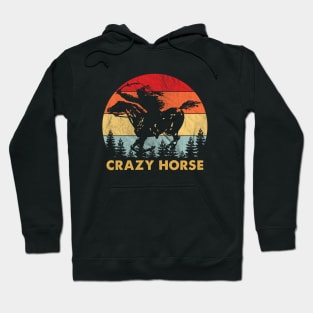 Retro Vintage Crazy Horse Hoodie